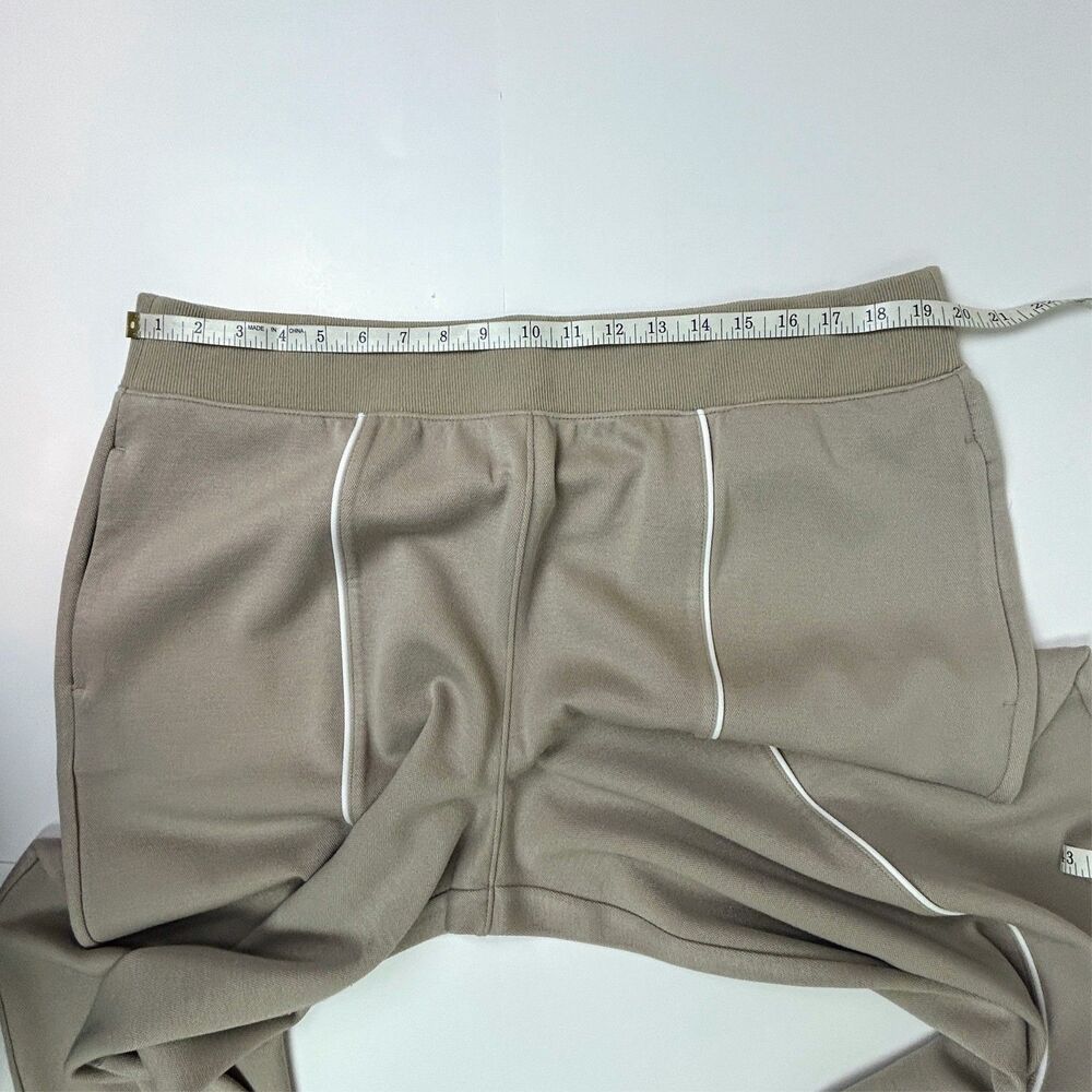 NWT Spanx Airpique Straight Track Pants Split Hem Ashwood Tan Travel 2X Petite - Picture 8 of 16